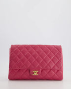 Chanel Timeless Clutch On Chain in Lambskin Pink
