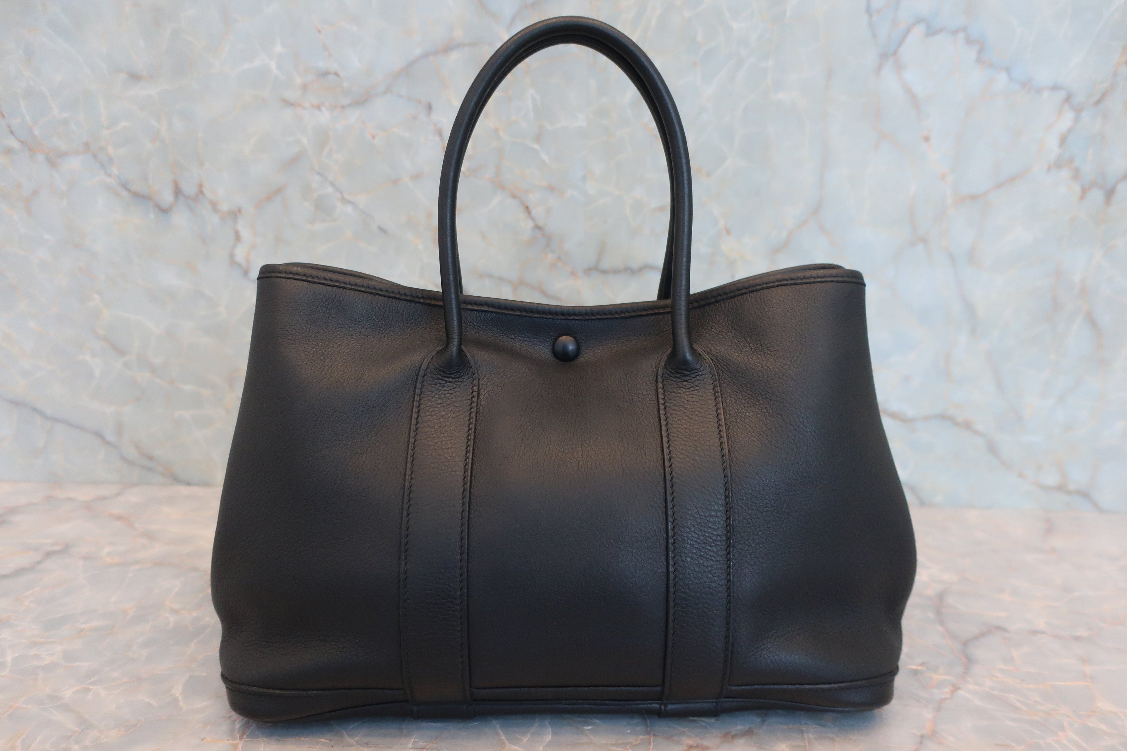 HERMES／エルメス ガーデンツイリーＴＰＭ ヴォーガリバー ブラック □I刻印 トートバッグ 800040110