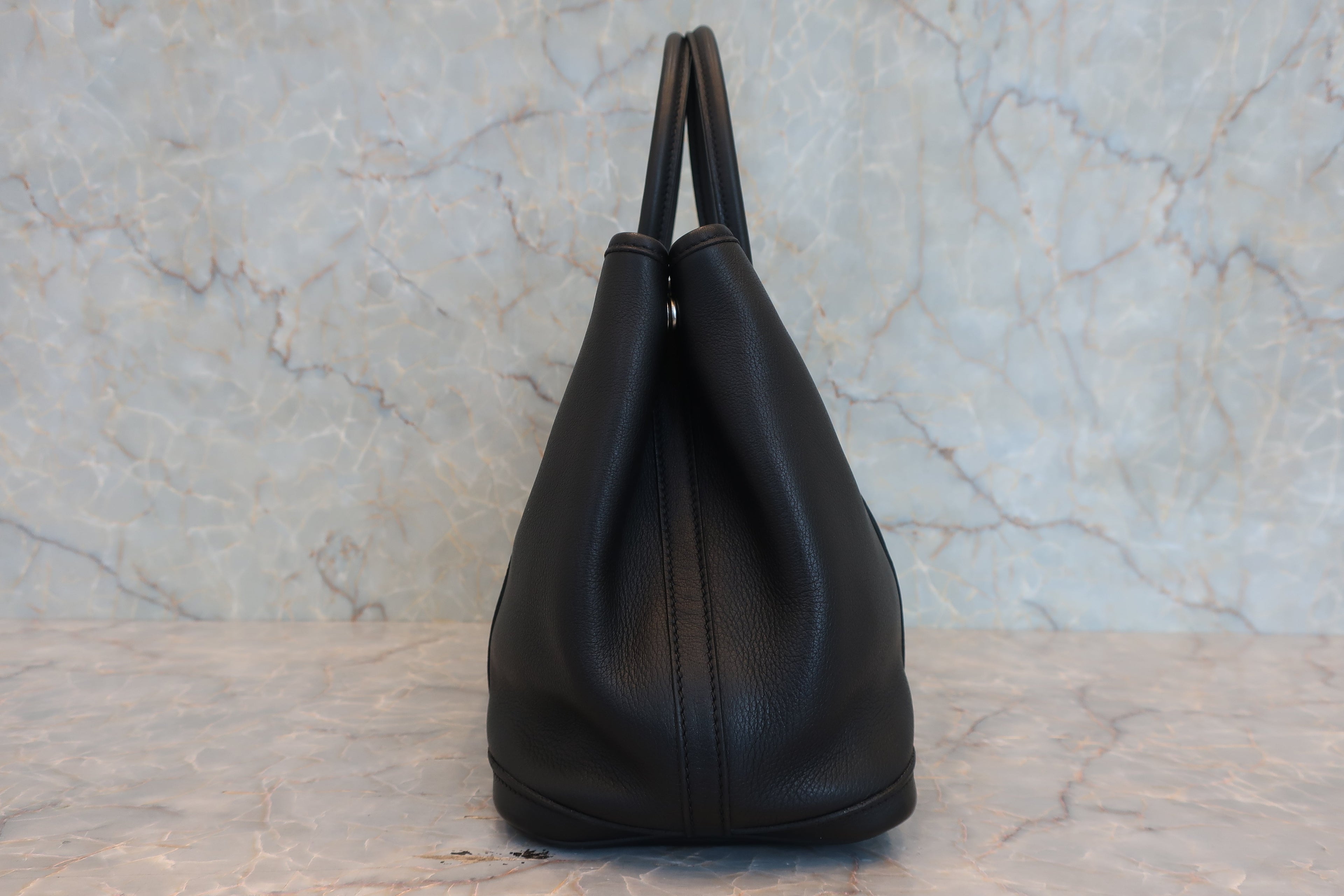 HERMES／エルメス ガーデンツイリーＴＰＭ ヴォーガリバー ブラック □I刻印 トートバッグ 800040110