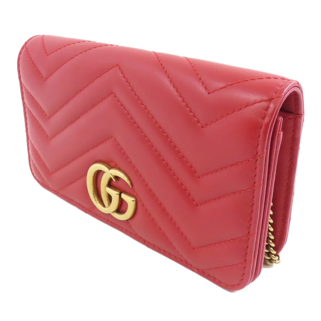 Gucci GG Marmont Mini Matelasse Red Bag