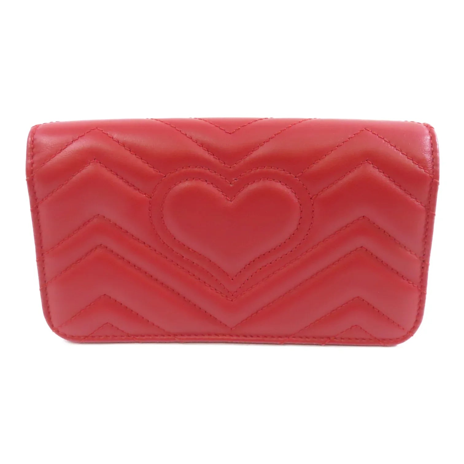 Gucci GG Marmont Mini Matelasse Red Bag