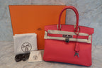 HERMES／エルメス バーキン30 ヴォーエプソン ブーゲンビリア □N刻印 ハンドバッグ 700120139