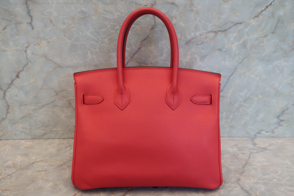 HERMES／エルメス バーキン30 ヴォーエプソン ブーゲンビリア □N刻印 ハンドバッグ 700120139