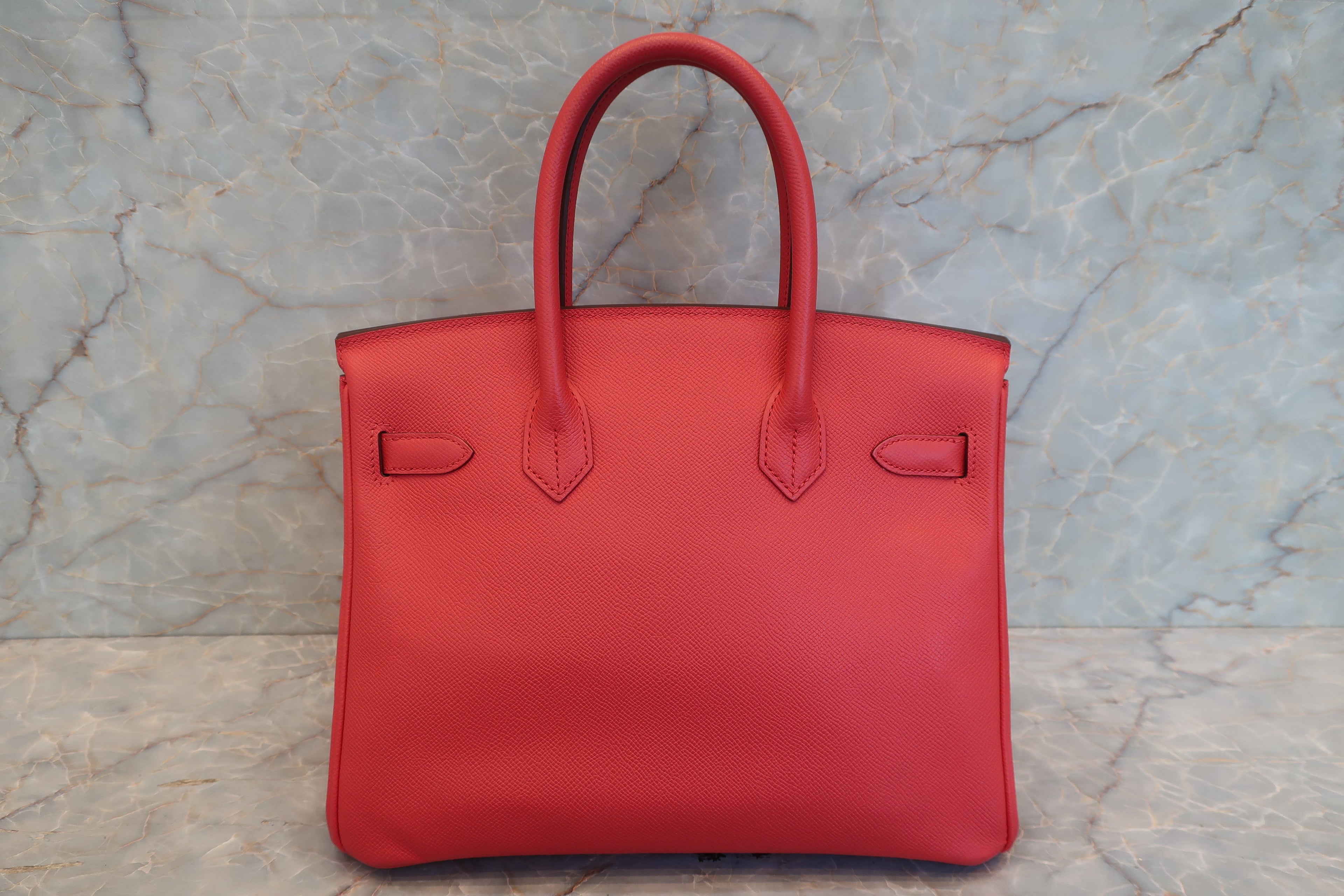 HERMES／エルメス バーキン30 ヴォーエプソン ブーゲンビリア □N刻印 ハンドバッグ 700120139