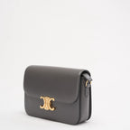 Celine Gray Triomphe Crossbody Small Calfskin 2019
