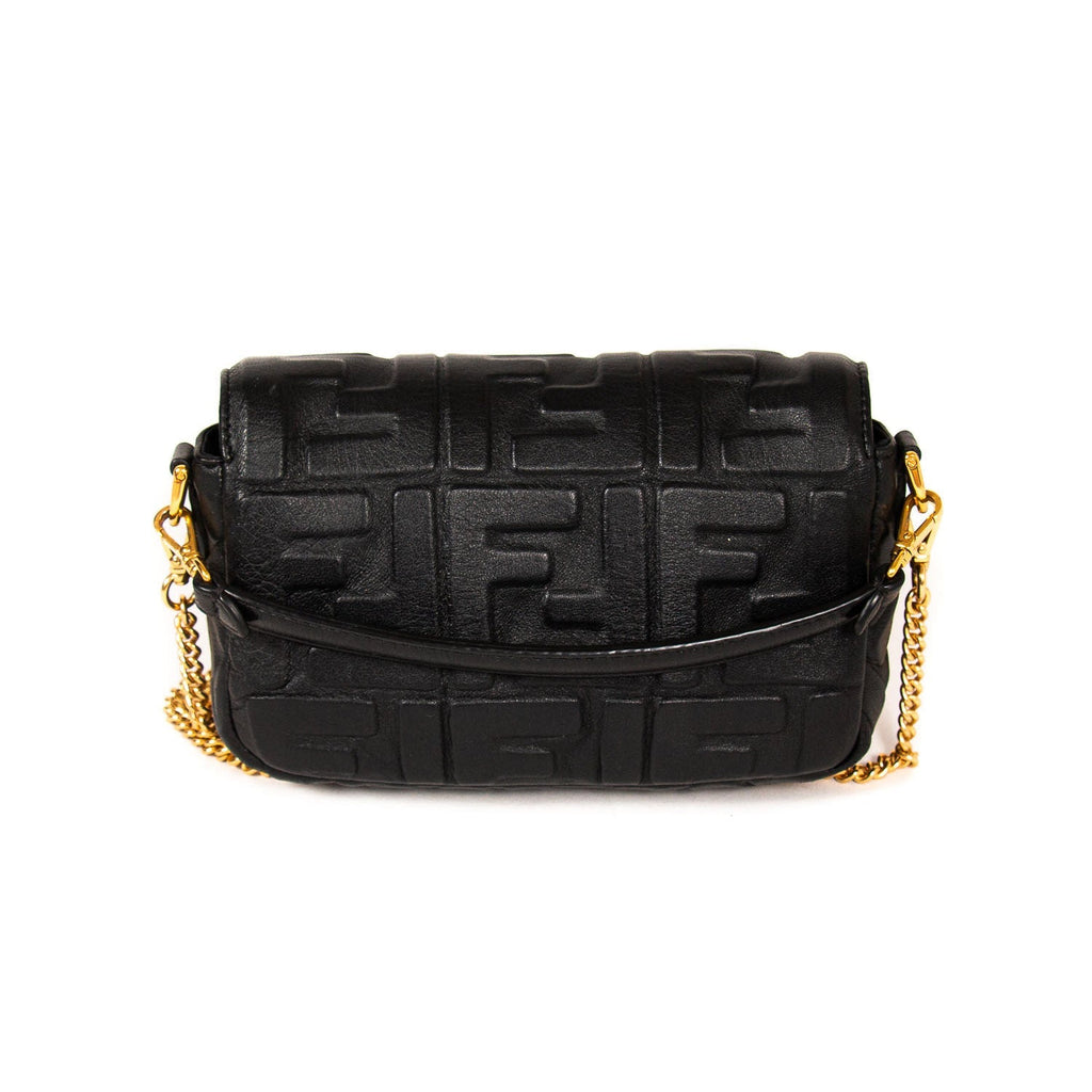 Fendi Leather Mini Baguette