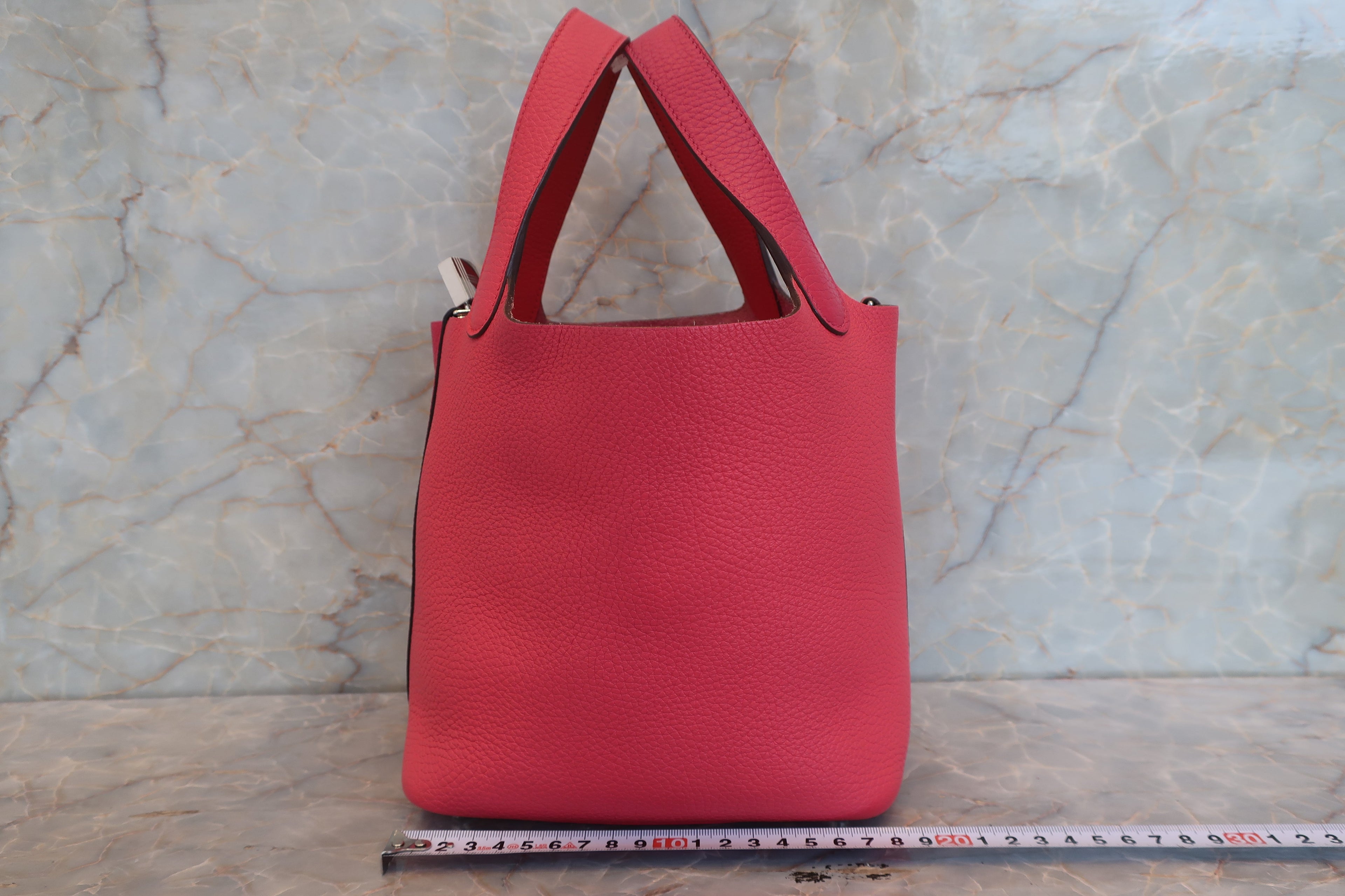 HERMES／エルメス ピコタンロックカザック２ＰＭ トリヨンクレマンス ローズメキシコ/ローズエクストリーム/ルージュクー Y刻印 ハンドバッグ 700120206