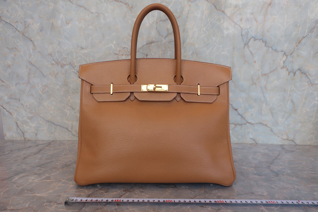 HERMES／エルメス バーキン35 アルデンヌ ナチュラル □F刻印 ハンドバッグ 800030035