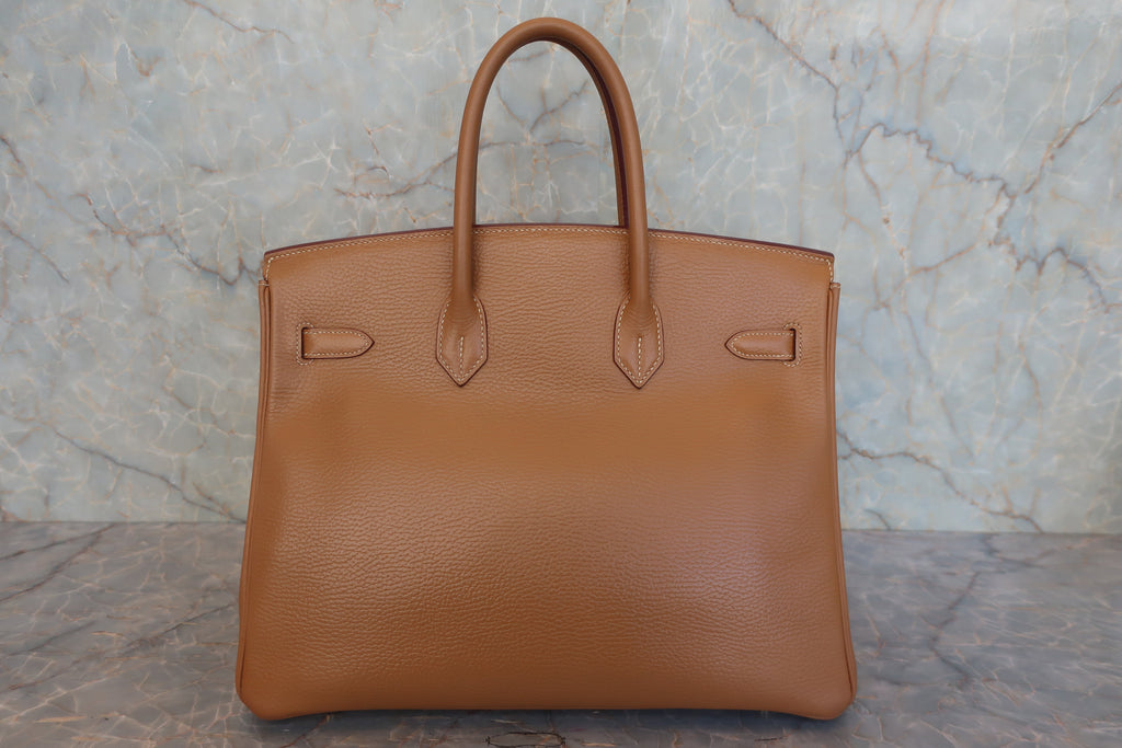 HERMES／エルメス バーキン35 アルデンヌ ナチュラル □F刻印 ハンドバッグ 800030035