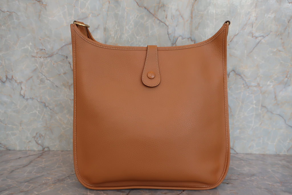 HERMES／エルメス エブリン1GM アルデンヌ ナチュラル 〇Z刻印 ショルダーバッグ 800040076