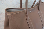 HERMES／エルメス ガーデンパーティPM ネゴンダ エトゥープ □P刻印 トートバッグ 800040112