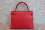 HERMES／エルメス ケリー28 ヴォーエプソン ブーゲンビリア □N刻印 ハンドバッグ 800010201