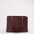 Chanel Grand Shopping Tote (GST) in Burgundy Caviar 2014