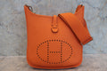 HERMES／エルメス エブリン3ＰＭ トリヨンクレマンス オレンジ □L刻印 ショルダーバッグ 800040077