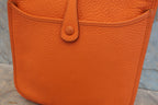 HERMES／エルメス エブリン3ＰＭ トリヨンクレマンス オレンジ □L刻印 ショルダーバッグ 800040077