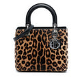 Christian Dior Lady Dior Limited Edition Pony Hair Leopard Galliano Era Y2K Bag