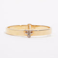 Fendi FF Bangle Gold Base Metal Small