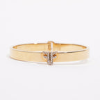 Fendi FF Bangle Gold Base Metal Small