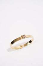 Fendi FF Bangle Gold Base Metal Small