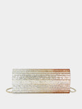 Sweetie Metallic Dégradé Glitter Plexi Clutch Bag