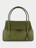 Ivy Green Natural Leather Eclipse Large Shoulder Bag