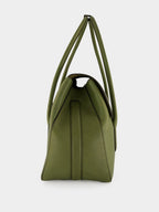 Ivy Green Natural Leather Eclipse Large Shoulder Bag