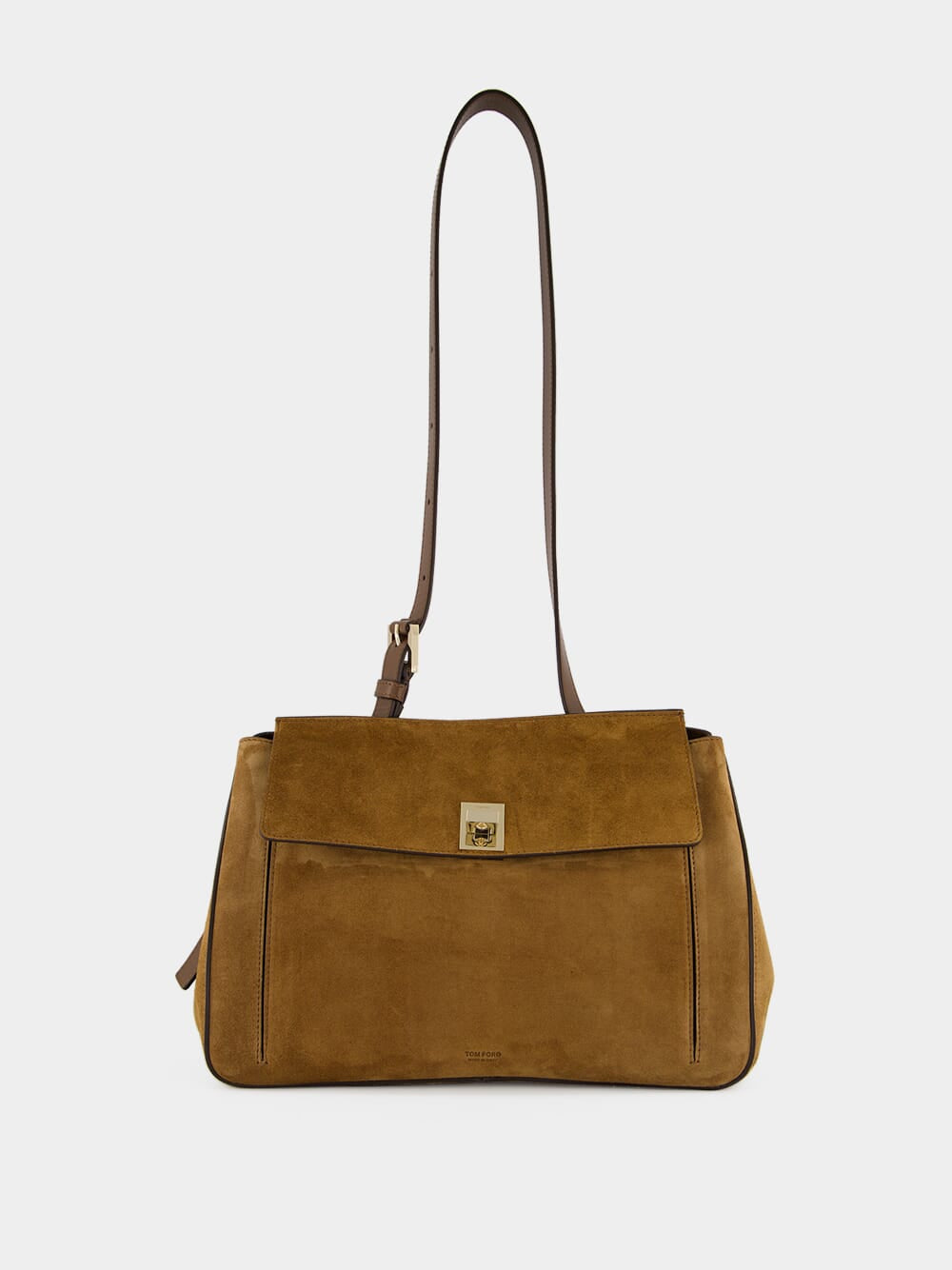 Whisky Brown Suede Medium Besace