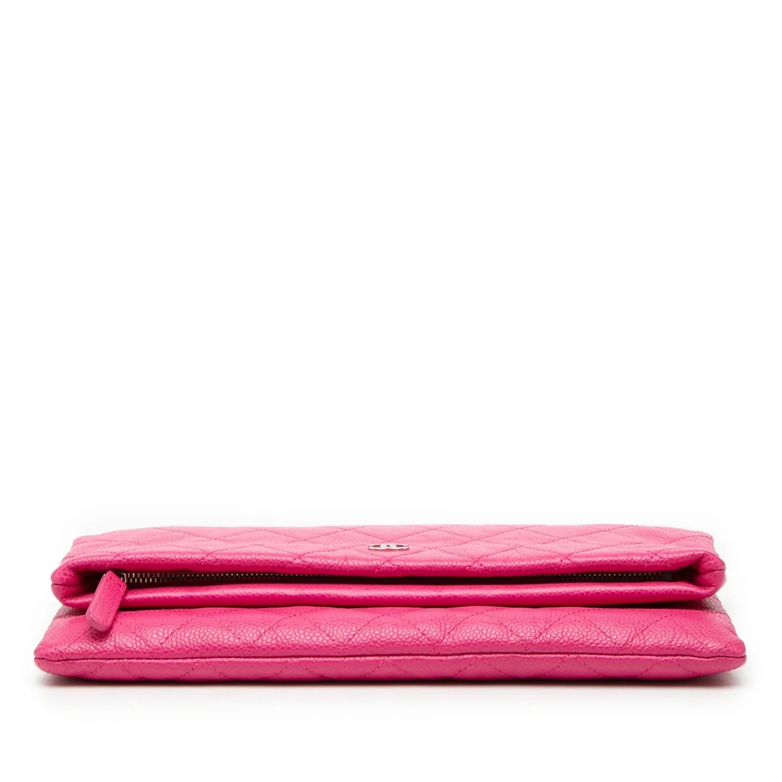 Chanel Caviar CC Beauty Foldover Clutch