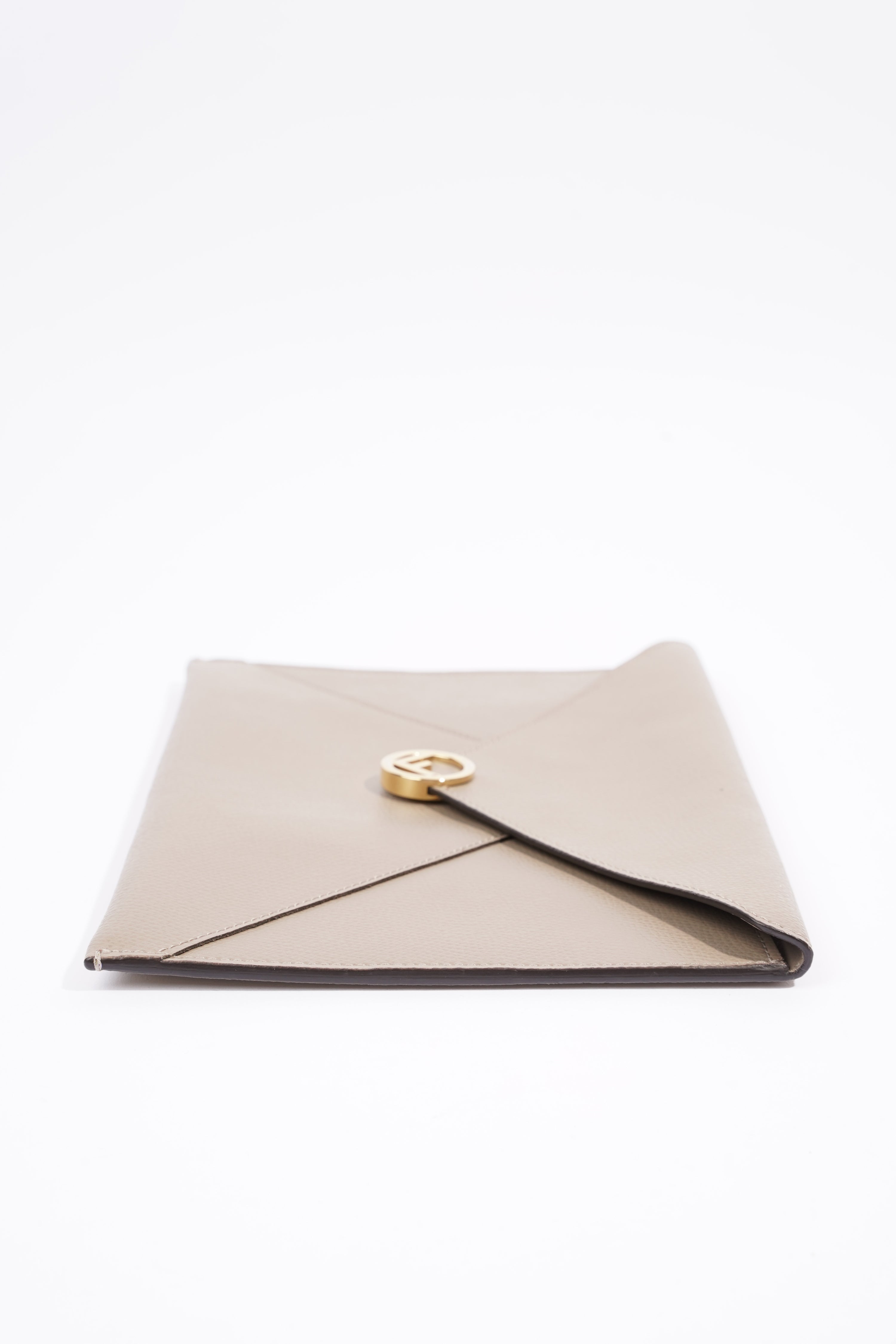 Fendi Fendi Flat Envelope Grey Leather