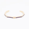 Fendi Baguette Bangle Gold Base Metal Large