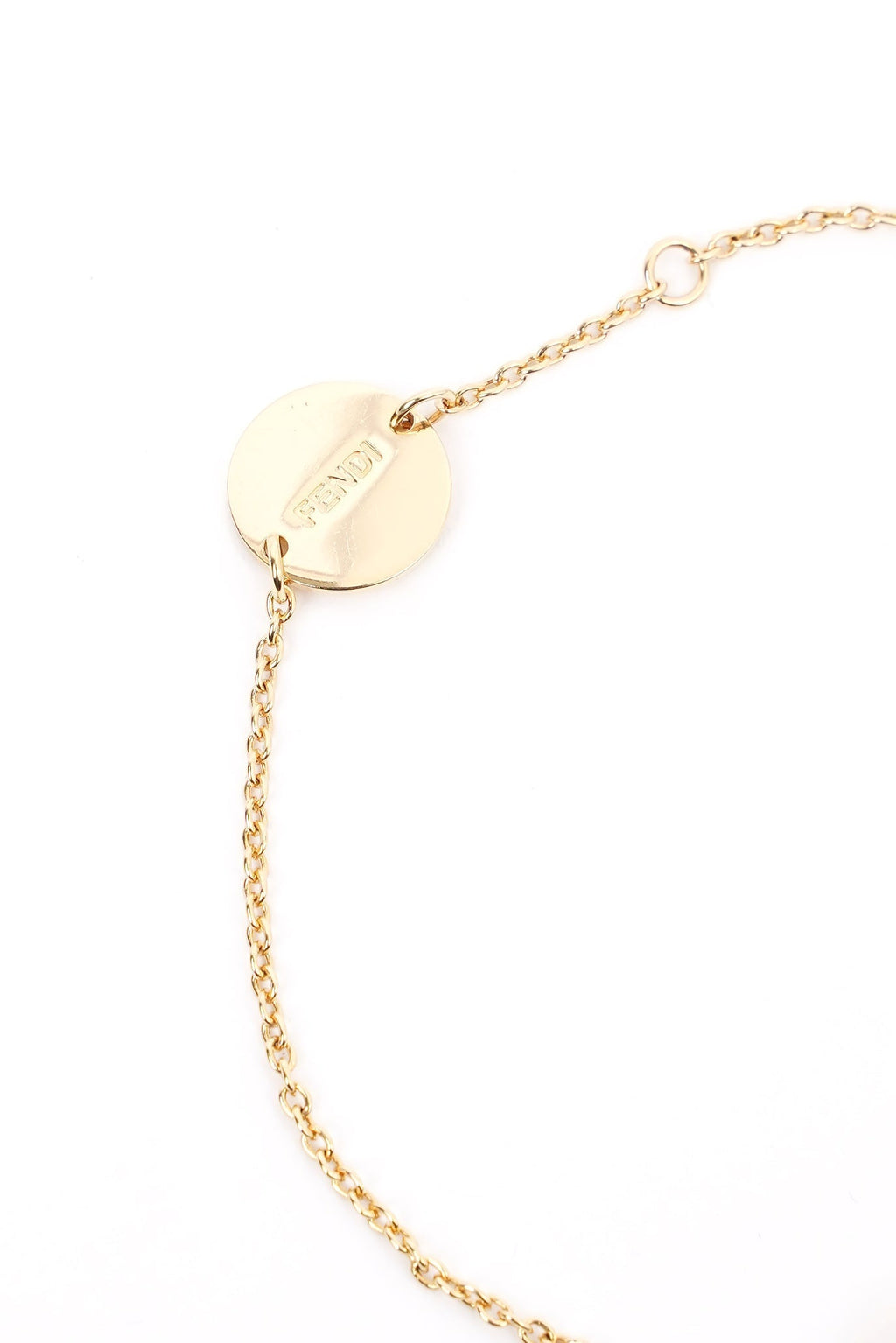 Fendi F Bracelet Gold / Black Base Metal