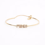 Fendi Bangle Gold Gold Plated OS