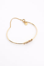 Fendi Bangle Gold Gold Plated OS