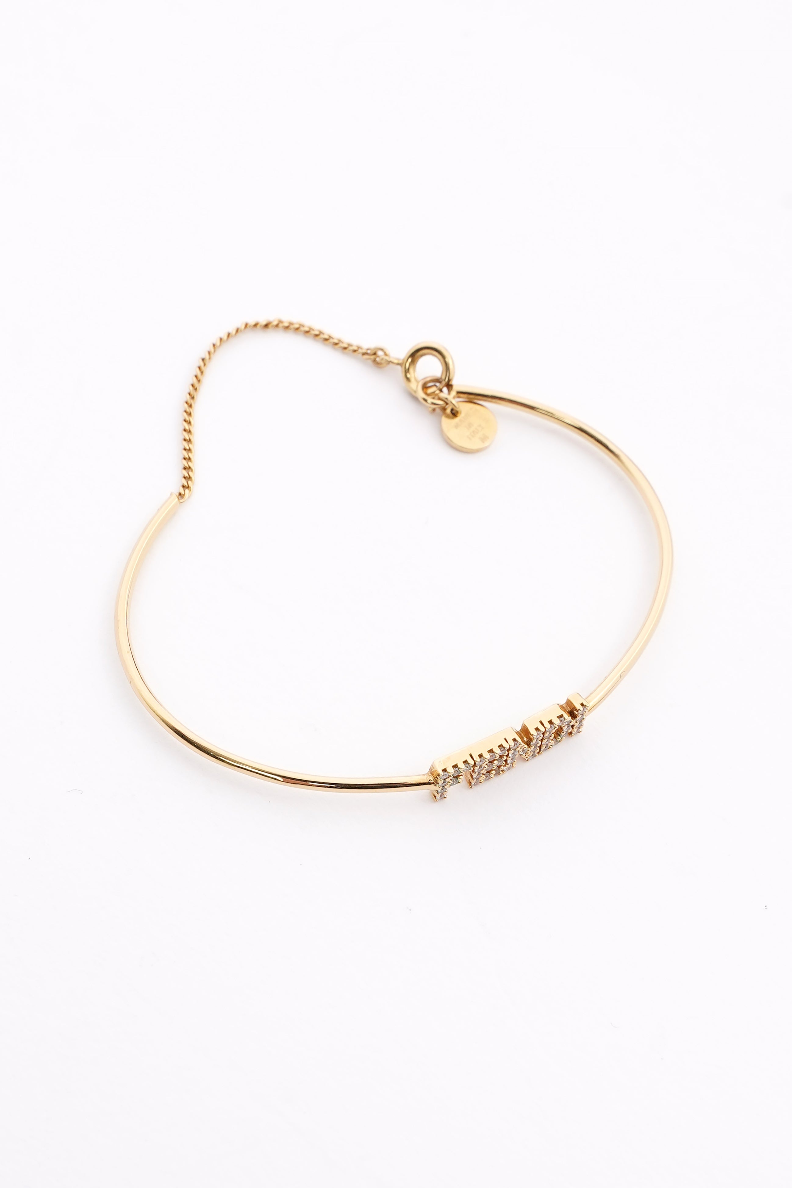 Fendi Bangle Gold Gold Plated OS