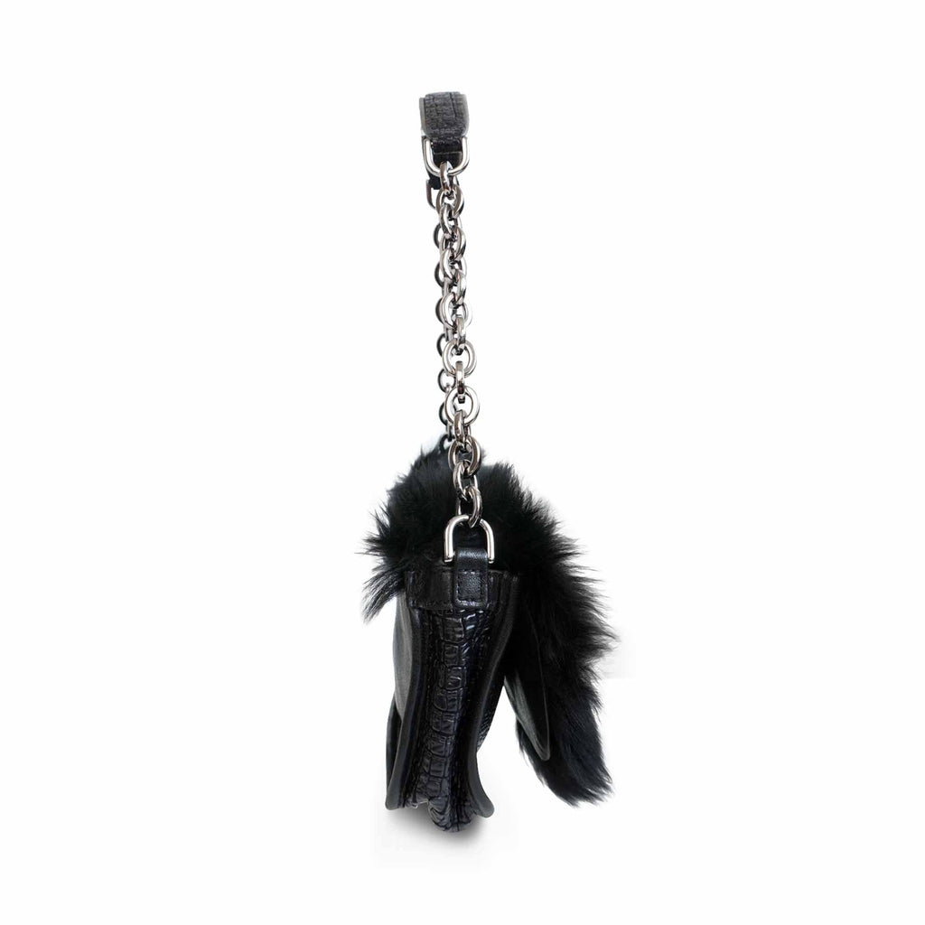 Longchamp Fur Shoulder Bag