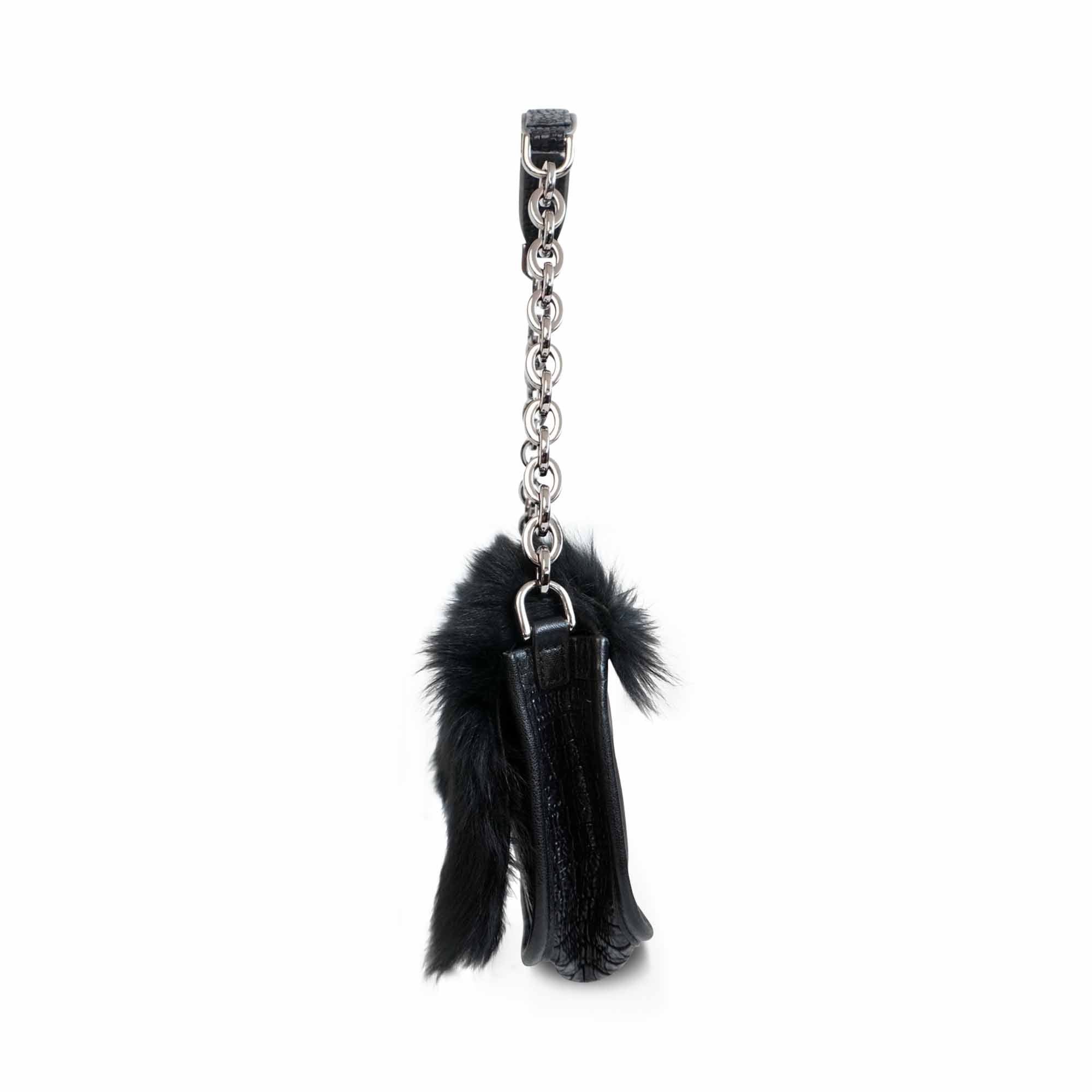 Longchamp Fur Shoulder Bag