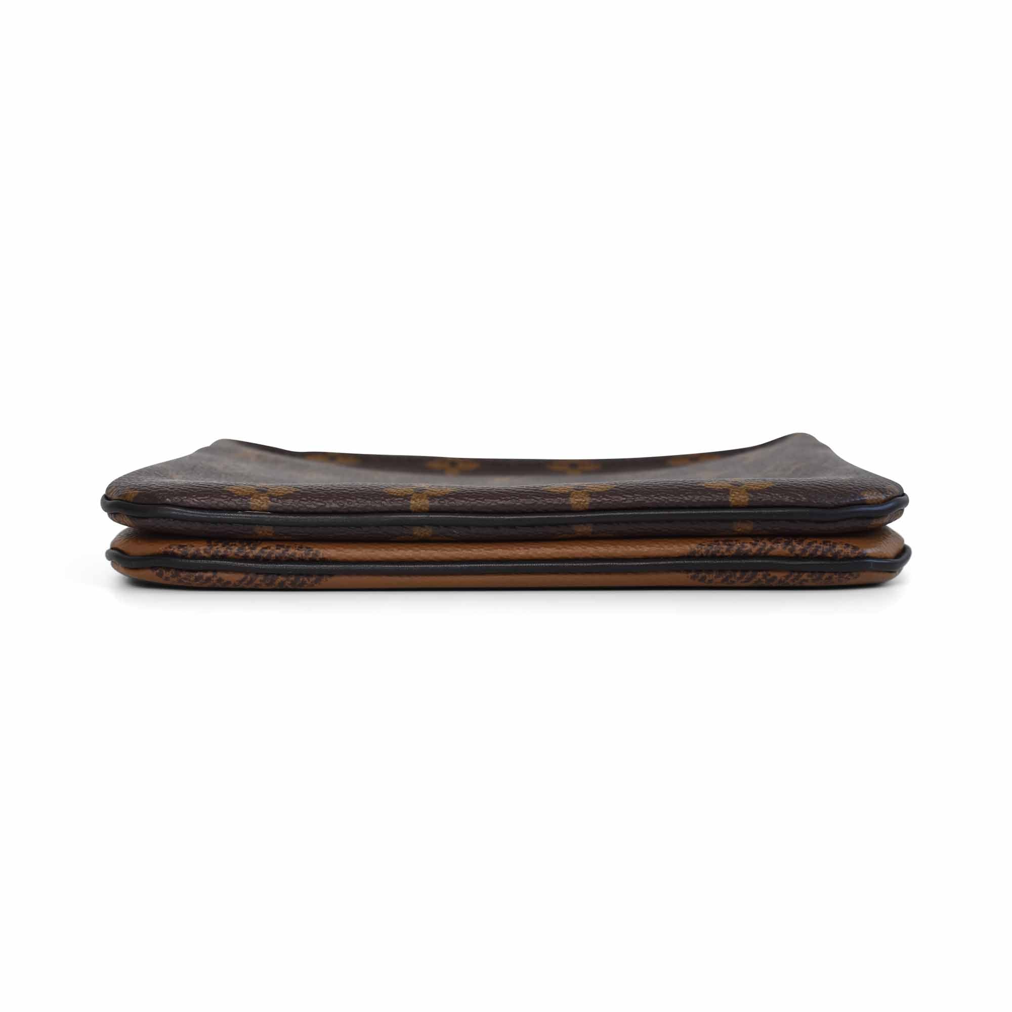 Louis Vuitton 'Reverse Monogram Double Zip Pochette' Pouch