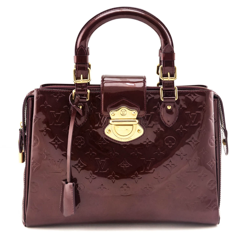Louis Vuitton Amarante Monogram Vernis Melrose Avenue Bag