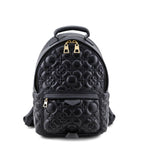 Louis Vuitton Black Lambskin Malletage Flower Palm Springs PM