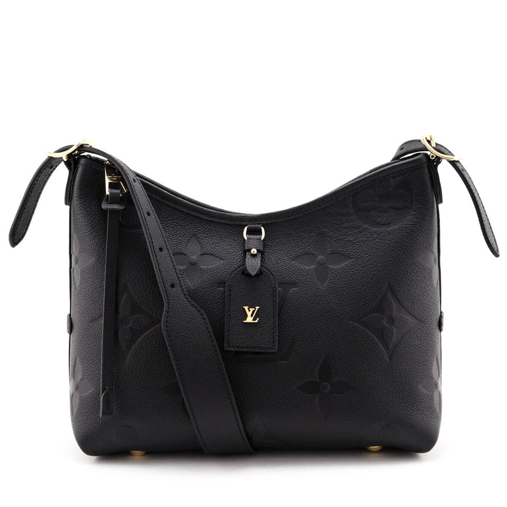 Louis Vuitton Black Monogram Empreinte CarryAll PM