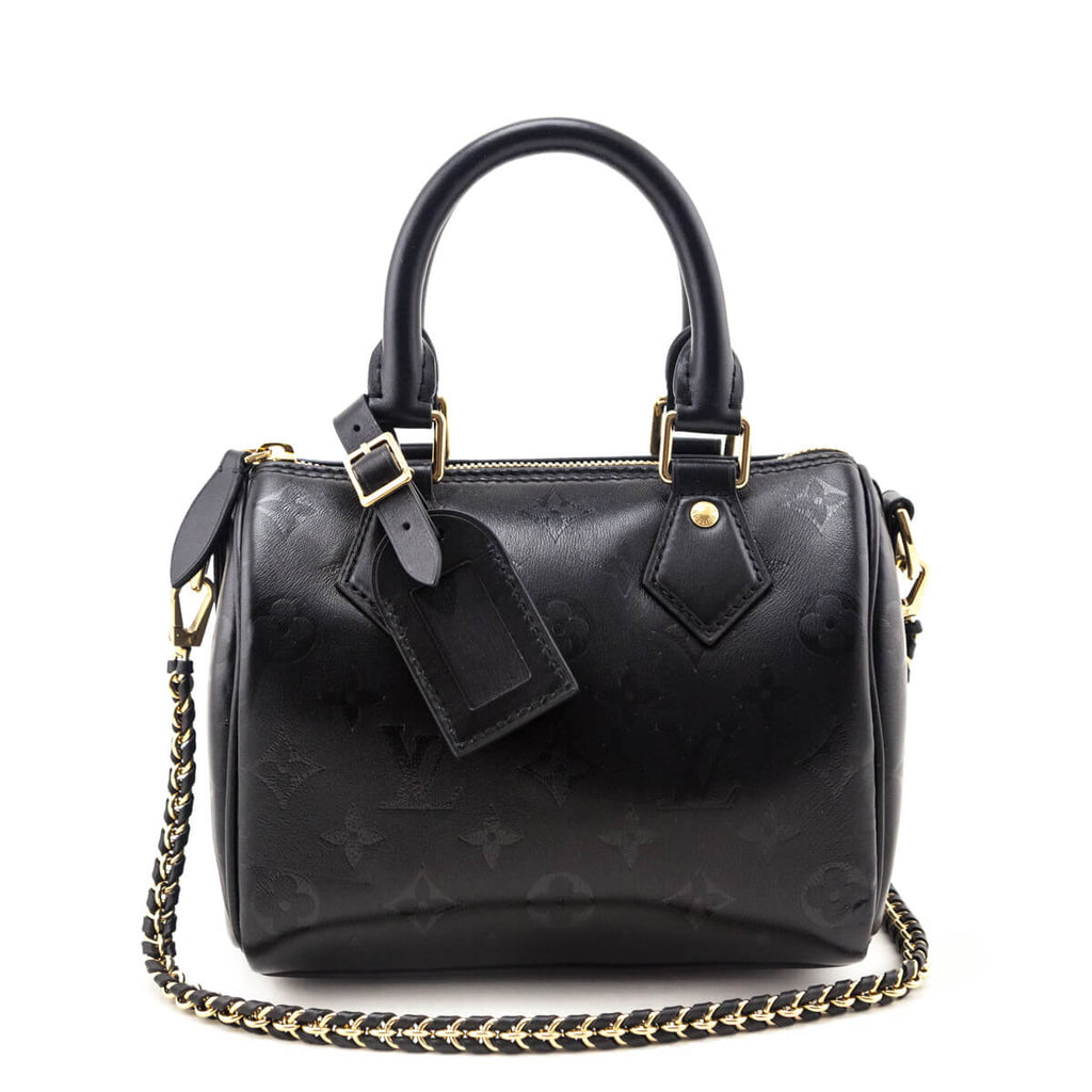 Louis Vuitton Black Monogram Ink Speedy BB
