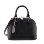 Louis Vuitton Black & Hot Pink Epi Alma BB