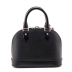 Louis Vuitton Black & Hot Pink Epi Alma BB