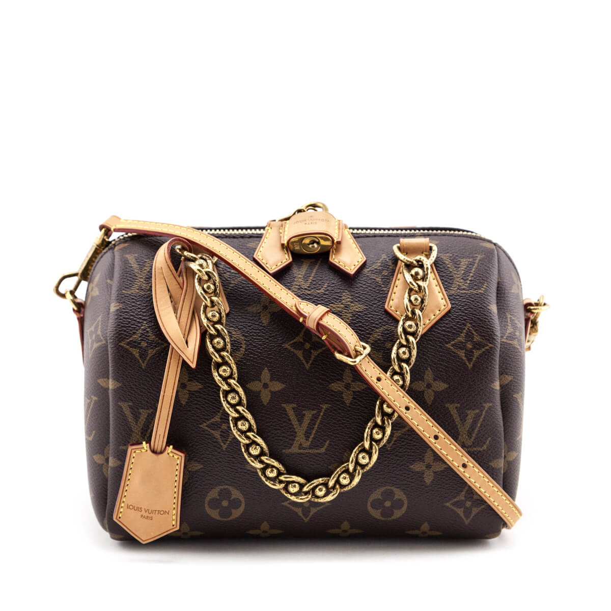 Louis Vuitton Monogram Chain Speedy 20