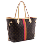 Louis Vuitton Monogram Orange & Fuschia My LV Heritage Neverfull MM W/ Pouch