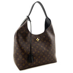 Louis Vuitton Monogram & Black Flower Hobo