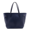 Louis Vuitton Navy Epi Neverfull MM w/ Pouch