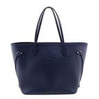 Louis Vuitton Navy Epi Neverfull MM w/ Pouch