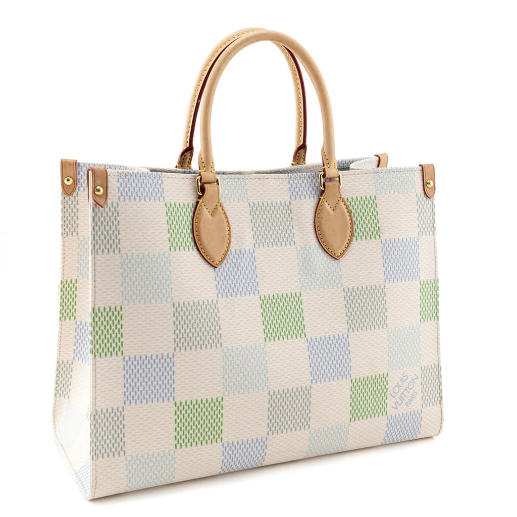 Louis Vuitton Pistachio Damier Giant Onthego MM Tote