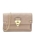 Louis Vuitton Tourterelle Empreinte Vavin Chain Wallet
